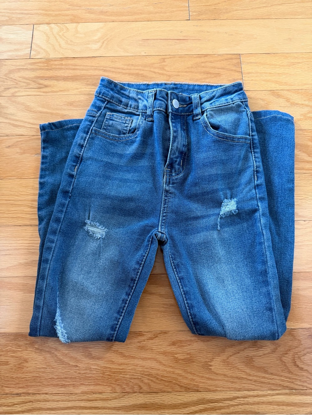Blue Distressed Boys SHEIN  Jeans Size 8Y